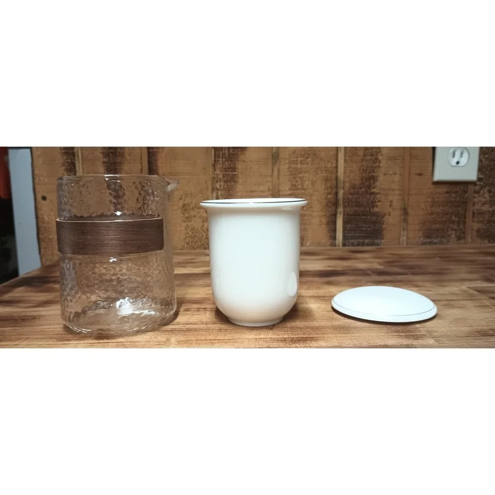 Portable Tea Set Ceramic Teapot Set Storage‎ bag With Cloth